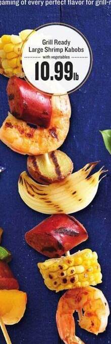 Lowes Foods Grill Ready Large Shrimp Kabobs offer