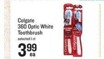 Lowes Foods Colgate 360 Optic White Toothbrush offer