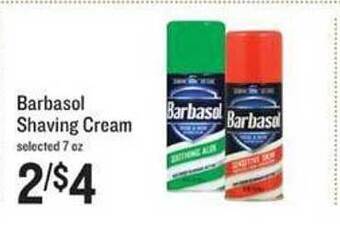Lowes Foods Barbasol Shaving Cream offer