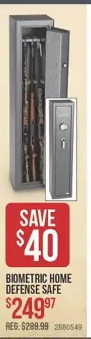 Bass Pro Biometric Home Defense Safe offer