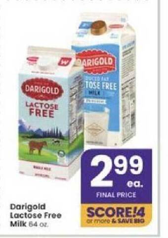 Albertsons Darigold Lactose Free Milk offer