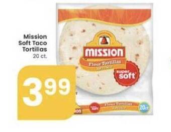 Albertsons Mission Soft Taco Tortillas offer
