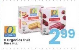 Albertsons O Organics Fruit Bars offer