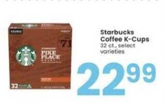 Albertsons Starbucks Coffee K-cups offer