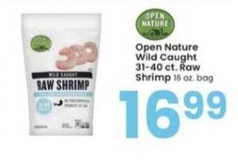 Albertsons Open Nature Wild Caught Raw Shrimp offer