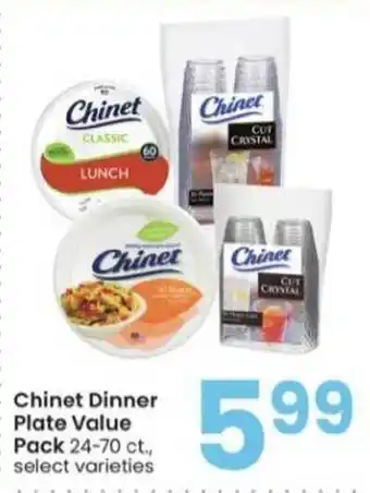 Albertsons Chinet Dinner Plate Value Pack offer