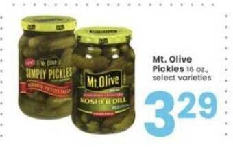 Albertsons Mt. Olive Pickles offer