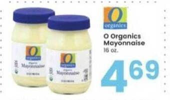 Albertsons O Organics Mayonnaise offer
