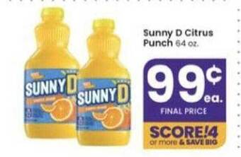 Albertsons Sunny D Citrus Punch offer