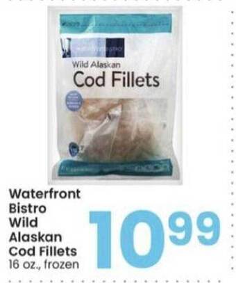 Albertsons Waterfront Bistro Wild Alaskan Cod Fillets offer