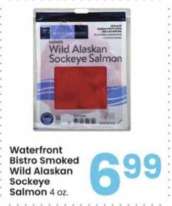 Albertsons Waterfront Bistro Smoked Wild Alaskan Sockeye Salmon offer