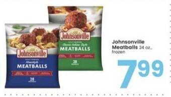Albertsons Johnsonville Meatballs offer