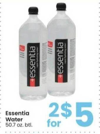 Albertsons Essentia Water offer