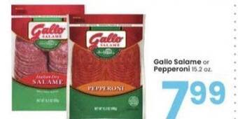 Albertsons Gallo Salame Or Pepperoni offer
