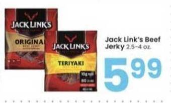Albertsons Jack Link's Beef Jerky offer