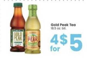Albertsons Gold Peak Tea offer