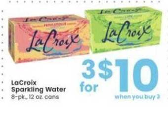 Albertsons LaCroix Sparkling Water offer