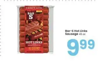 Albertsons Bar-s Hot Links Sausage offer