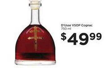 Food 4 Less D'usse Vsop Cognac offer