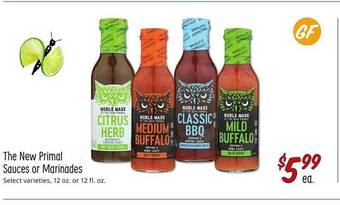 Sprouts Farmers Market The New Primal Sauces Or Marinades offer