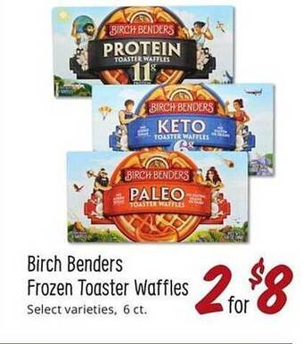 Sprouts Farmers Market Birch Benders Frozen Toaster Waffles offer