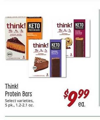 Sprouts Farmers Market Think! Protein Bars offer
