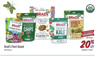 Sprouts Farmers Market Brad's Plant Based offer