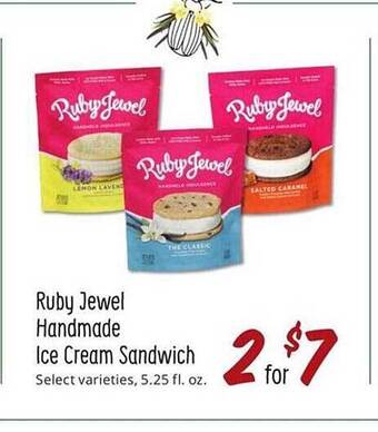 Sprouts Farmers Market Ruby Jewel Handmade Ice Cream Sandwich offer
