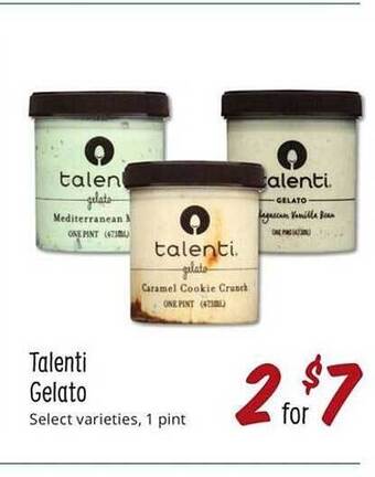 Sprouts Farmers Market Talenti Gelato offer