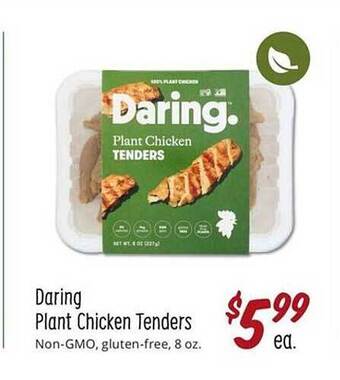 Sprouts Farmers Market Daring Plant Chicken Tenders offer