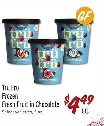 Sprouts Farmers Market Tru Fru Frozen Fresh Fruit In Chocolate offer