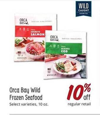 Sprouts Farmers Market Orca Bay Wild Frozen Seafood offer