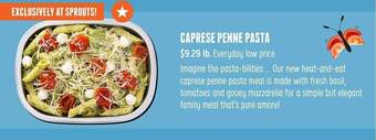 Sprouts Farmers Market Caprese Penne Pasta offer