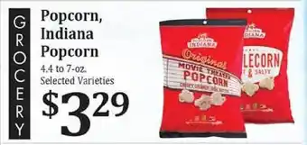Rosauers Popcorn, Indiana Popcorn offer