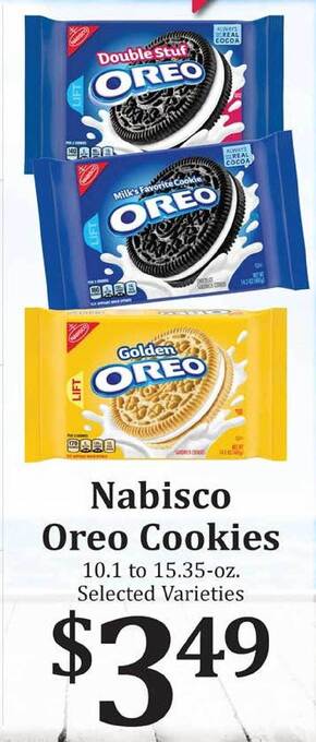 Rosauers Nabisco Oreo Cookies offer