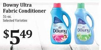 Rosauers Downy Ultra Fabric Conditioner offer