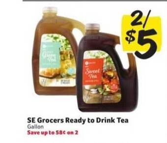 Winn Dixie Se Grocers Ready To Drink Tea offer