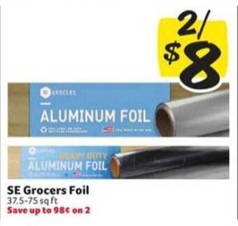 Winn Dixie Se Grocers Foil offer