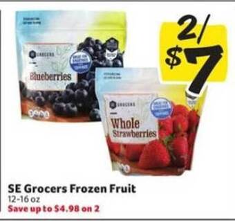 Winn Dixie Se Grocers Frozen Fruit offer
