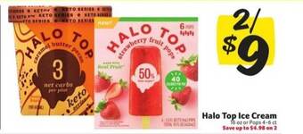 Winn Dixie Halo Top Ice Cream offer