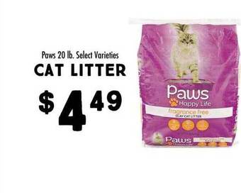 Maceys Paws Cat Litter offer