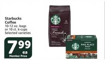 Vons Starbucks Coffee Selected Varieties offer