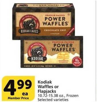 Vons Kodiak Waffles Or Flapjacks offer