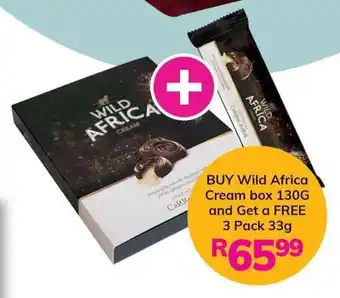 Game Buy Wild Africa Cream Box 130g and Get a Free 3 Pack 33g offer