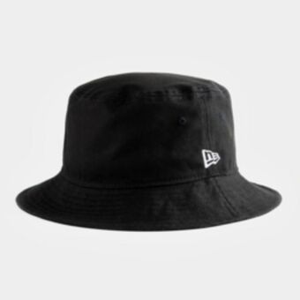 Sportscene New era tapered black bucket hat offer