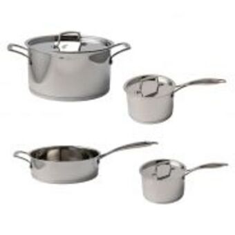 Omada 7 piece stainless steel cookware set