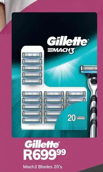 Game Gillette Mach3 Blades 20's offer