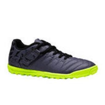 Agility 140 hg kids' hard ground rip-tab football boots - dark grey