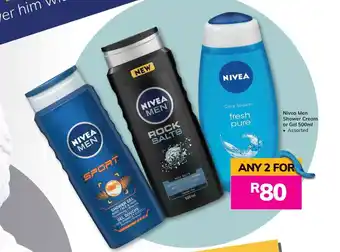 Game Nivea Men Shower Cream or Gel 500ml offer