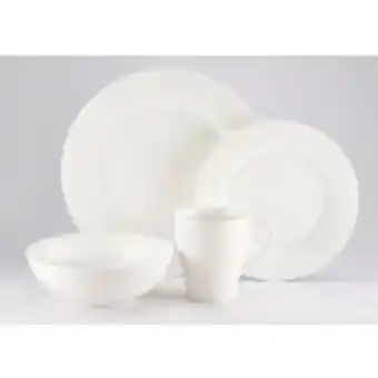 HiFi Corp Russell hobbs classique new bone china rim 16 piece dinner set 744515 offer